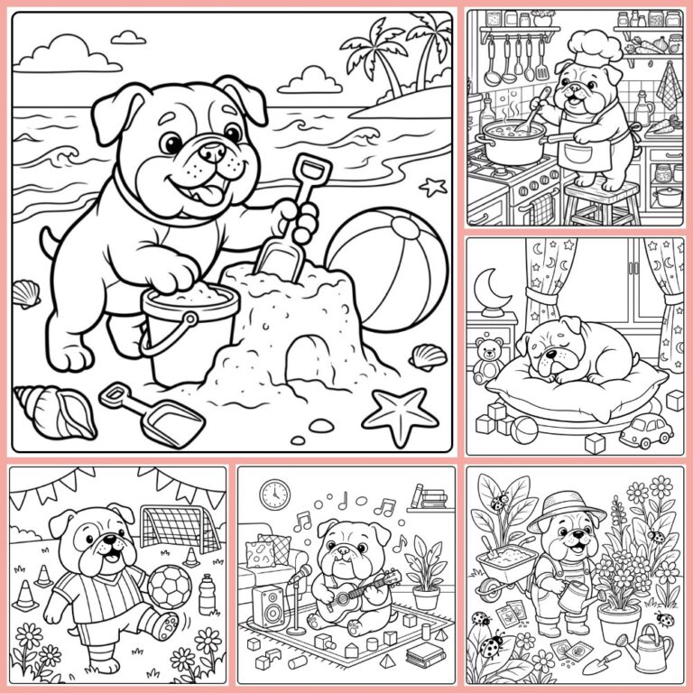 Gratis Kleurplaten Bulldog Om Te Printen PDF