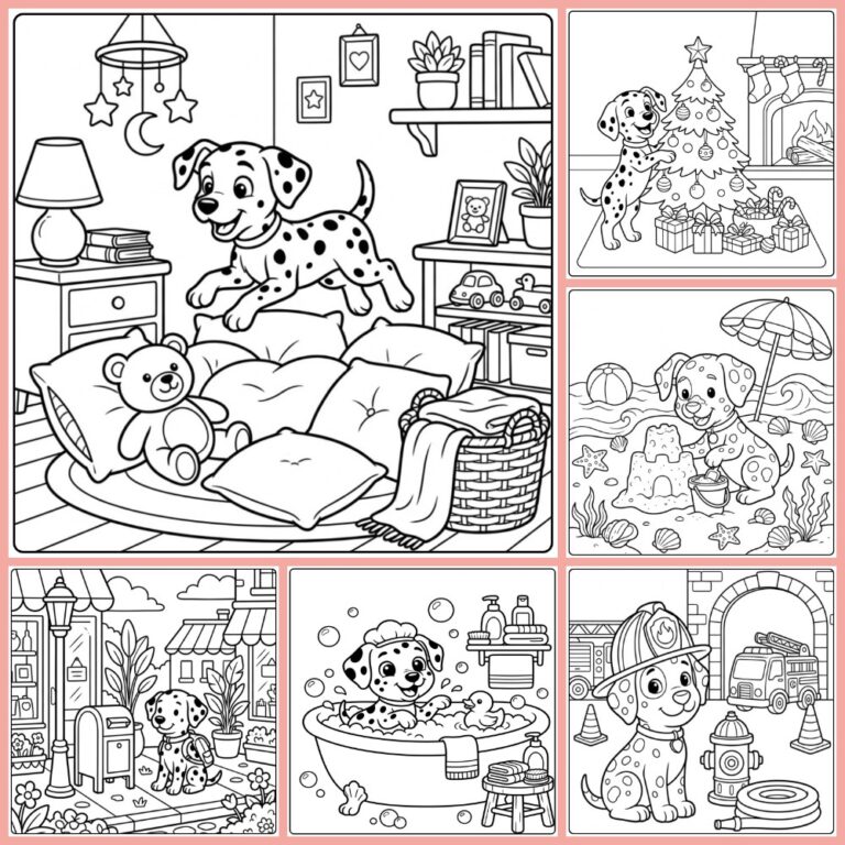 Gratis Kleurplaten Dalmatier Om Te Printen PDF