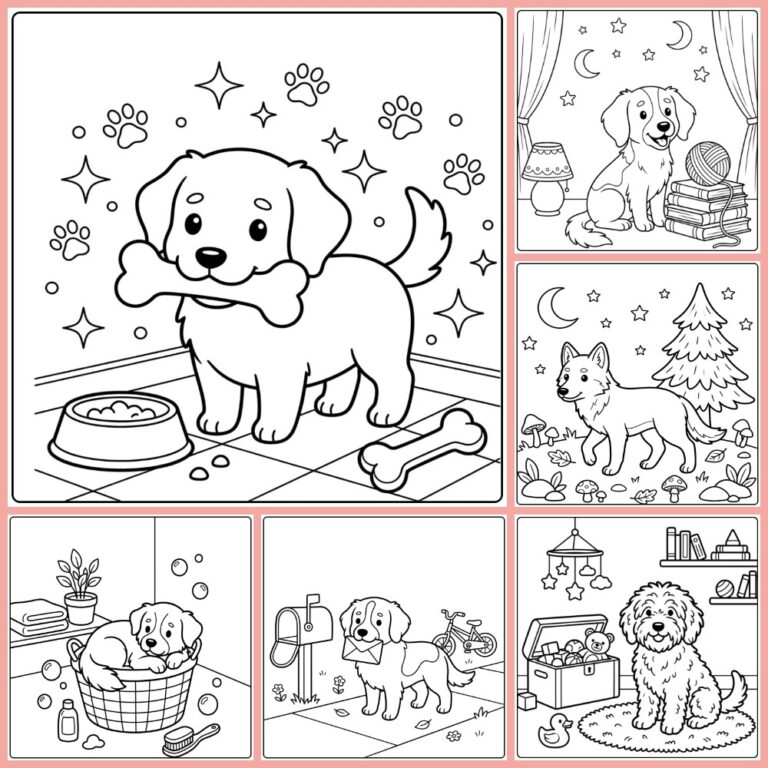 Gratis Kleurplaten Hond Makkelijk Om Te Printen PDF