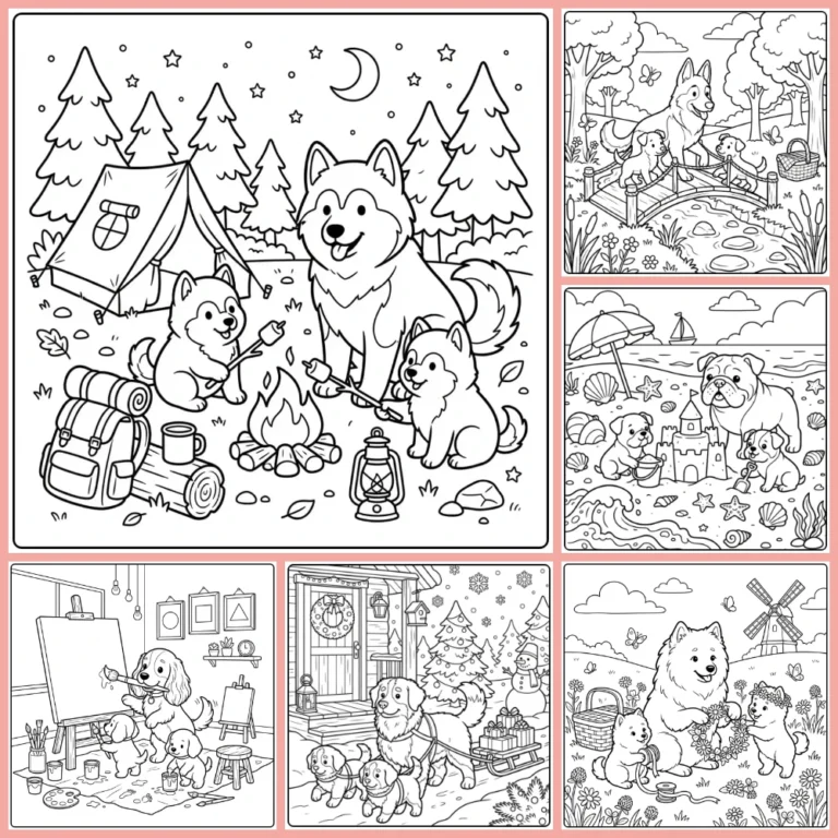 Gratis Kleurplaten Honden Puppies Om Te Printen PDF