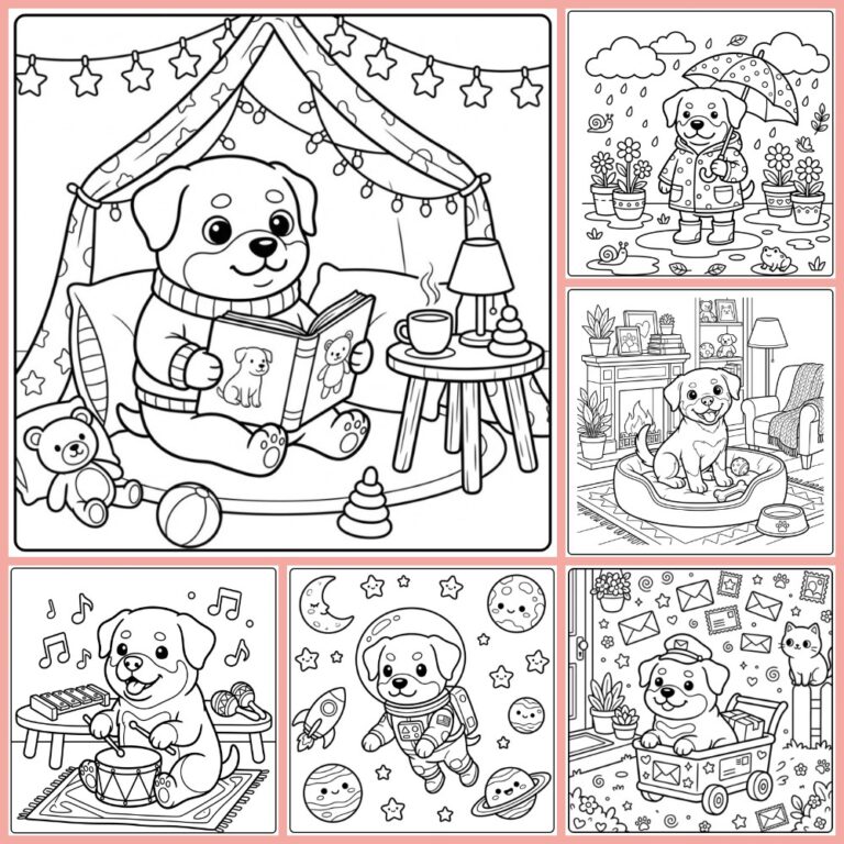 Gratis Rottweiler Kleurplaten Om Te Printen PDF