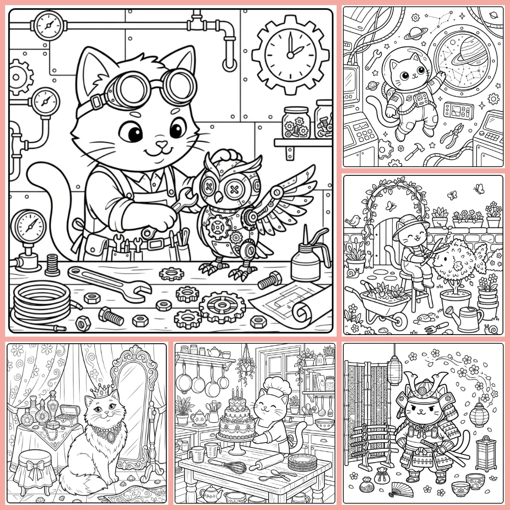 Gratis Kleurplaten Kat Moeilijk Om Te Printen PDF