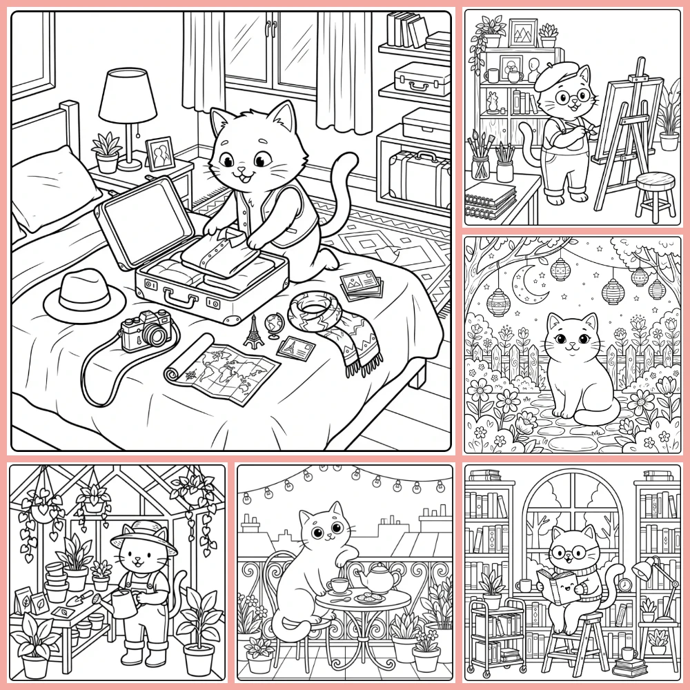 Gratis Kleurplaten Kat Voor Volwassenen Om Te Printen PDF