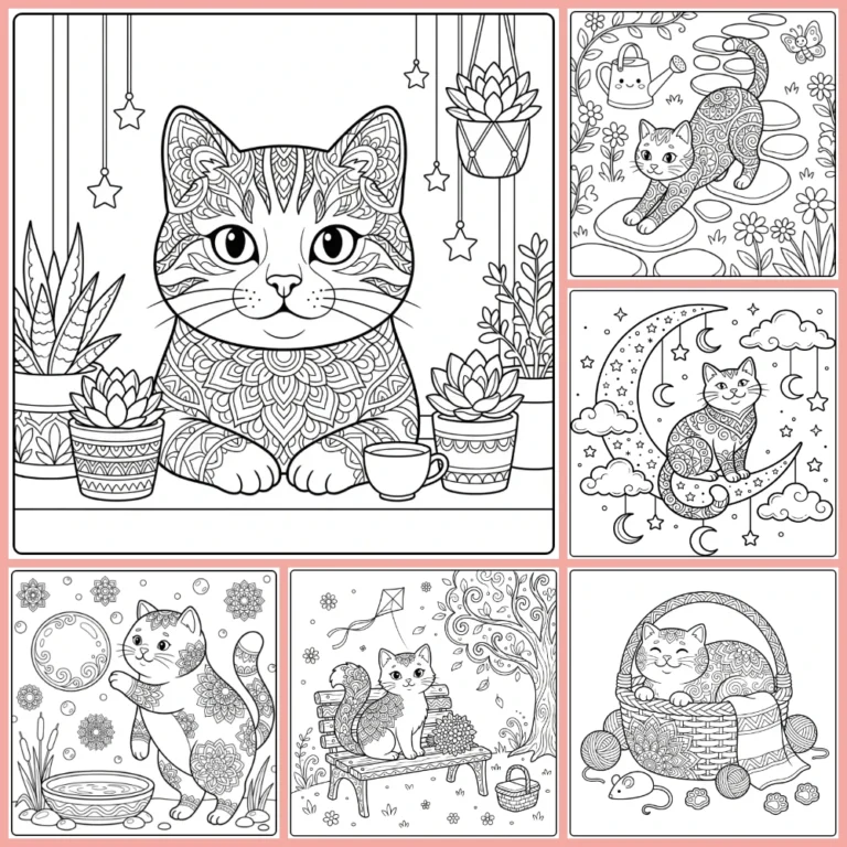 Gratis Kleurplaten Kawaii Kat Om Te Printen PDF