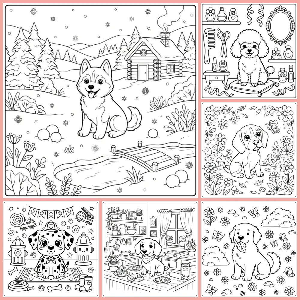 Gratis Puppy Kleurplaten Volwassenen Om Te Printen PDF