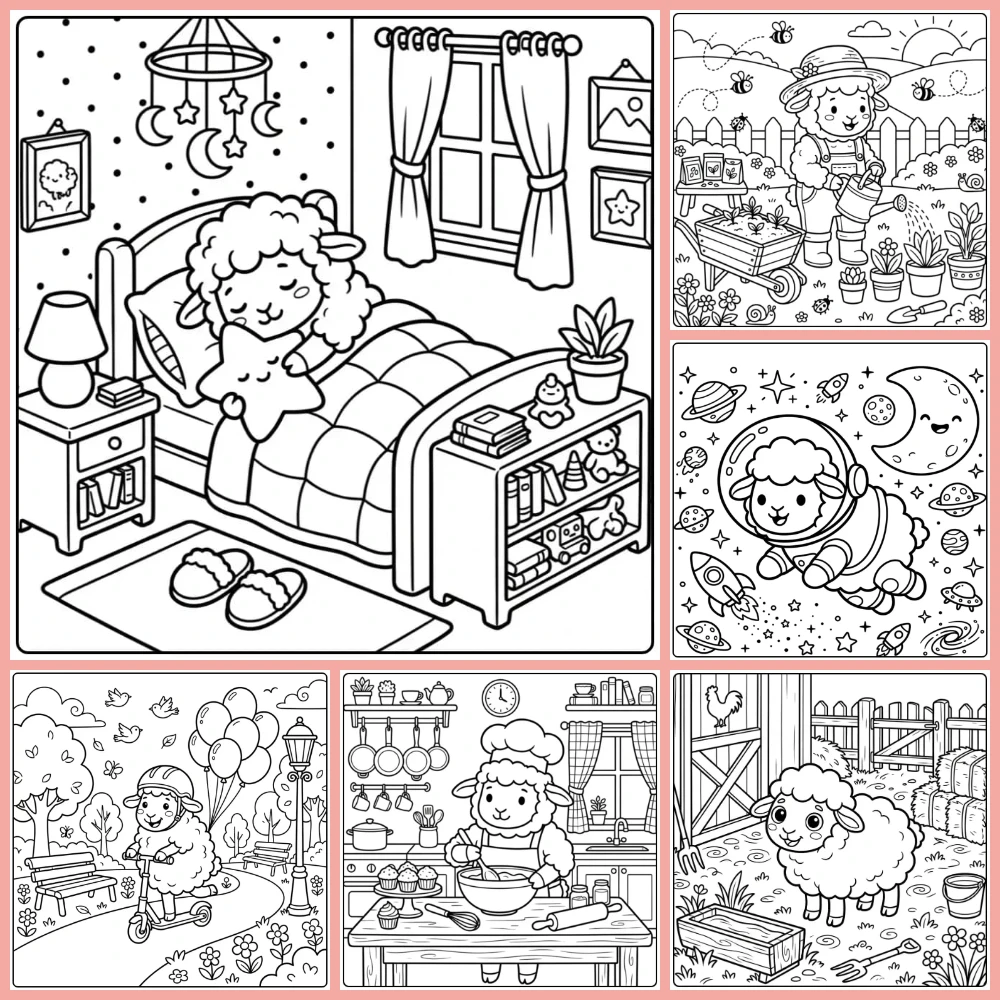 Gratis Kleurplaten Schaap Om Te Printen PDF