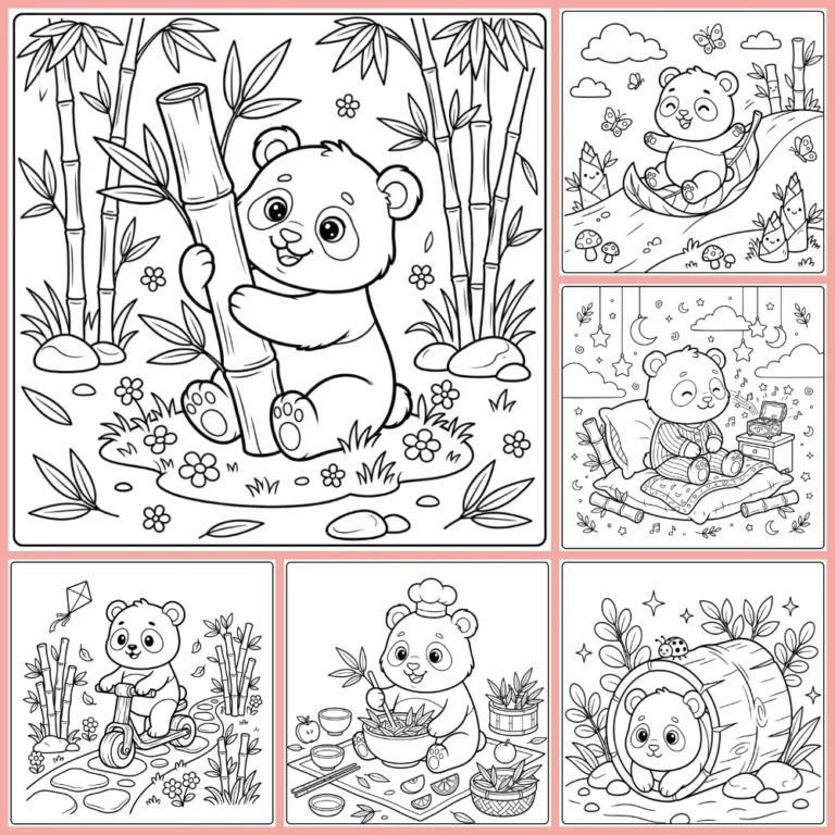 Gratis Baby Panda Kleurplaten Om Te Printen PDF