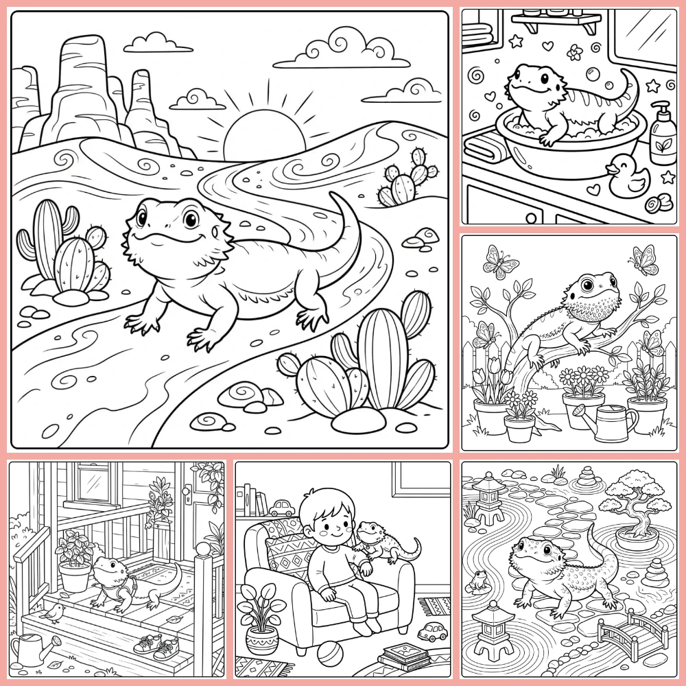 Gratis Kleurplaten Baardagaam Om Te Printen PDF