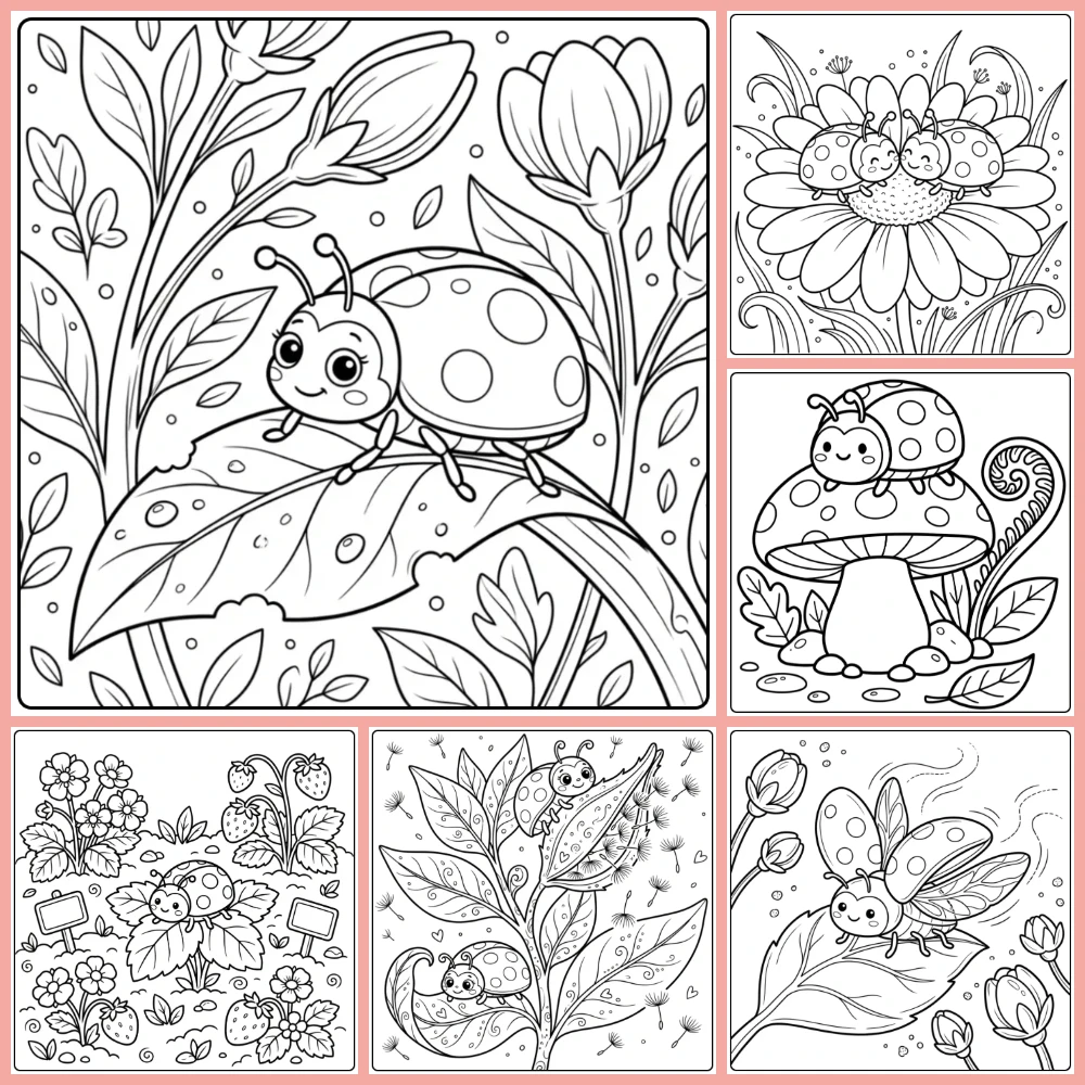 Gratis Kleurplaten Lieveheersbeestje Om Te Printen PDF