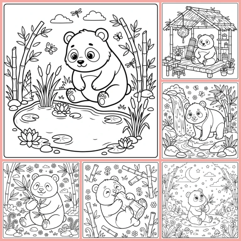 Gratis Kleurplaten Panda Om Te Printen PDF