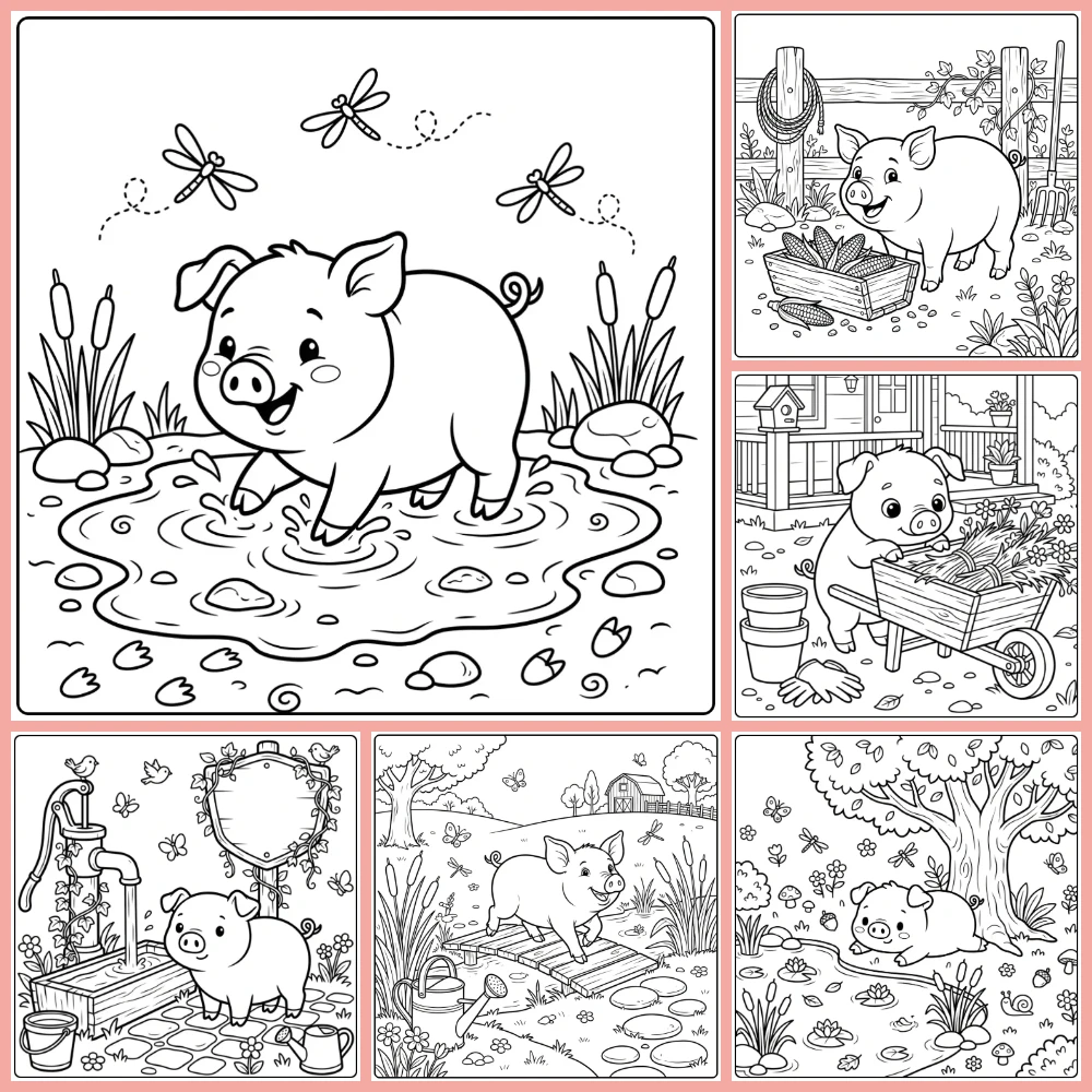 Gratis Kleurplaten Varken Om Te Printen PDF