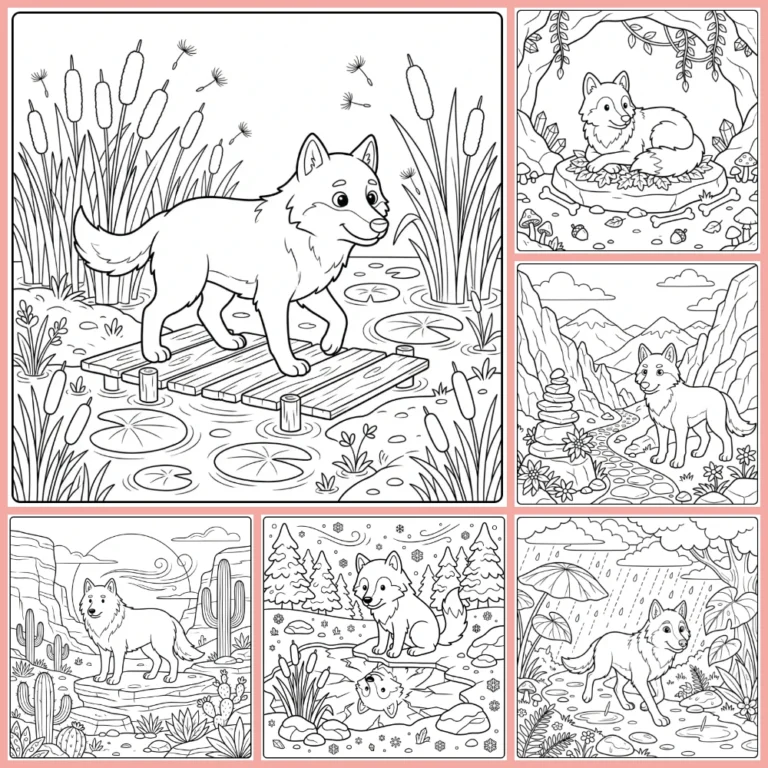 Gratis Kleurplaten Wolf Om Te Printen PDF