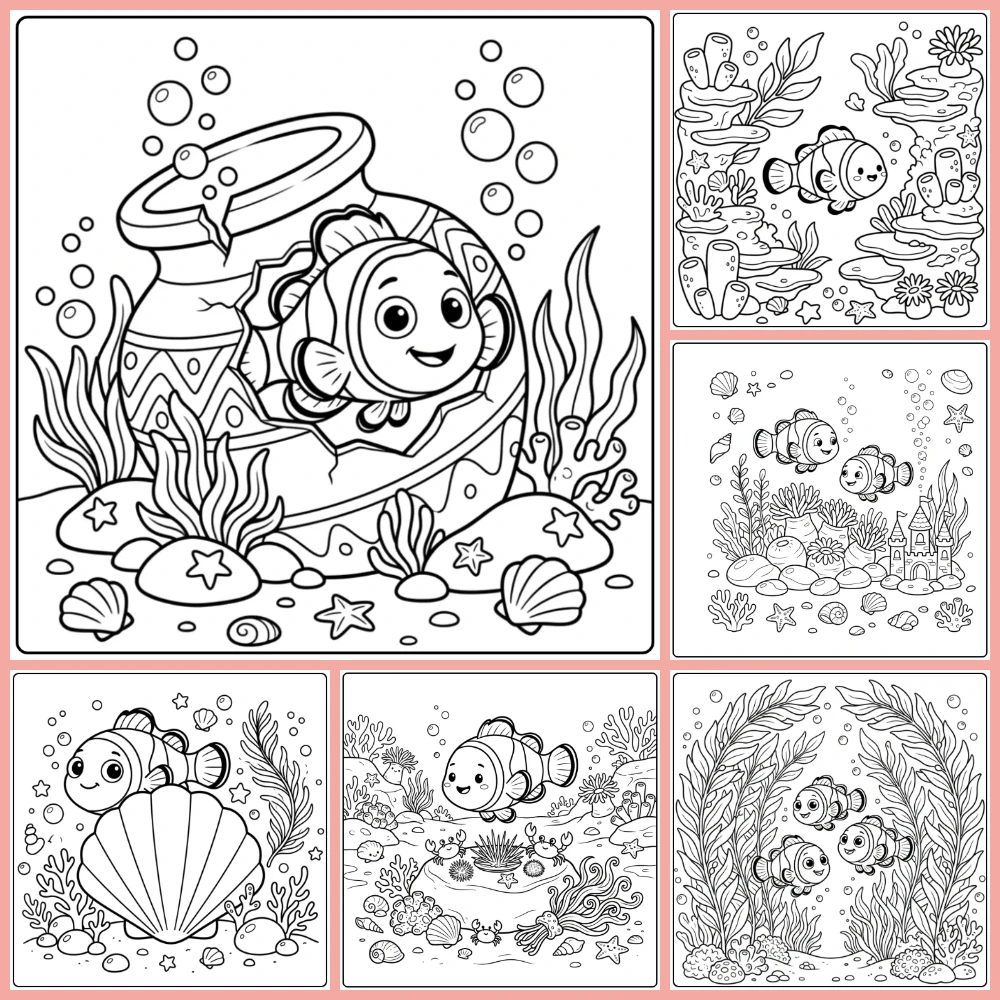 Gratis Clownvis Kleurplaten Om Te Printen PDF