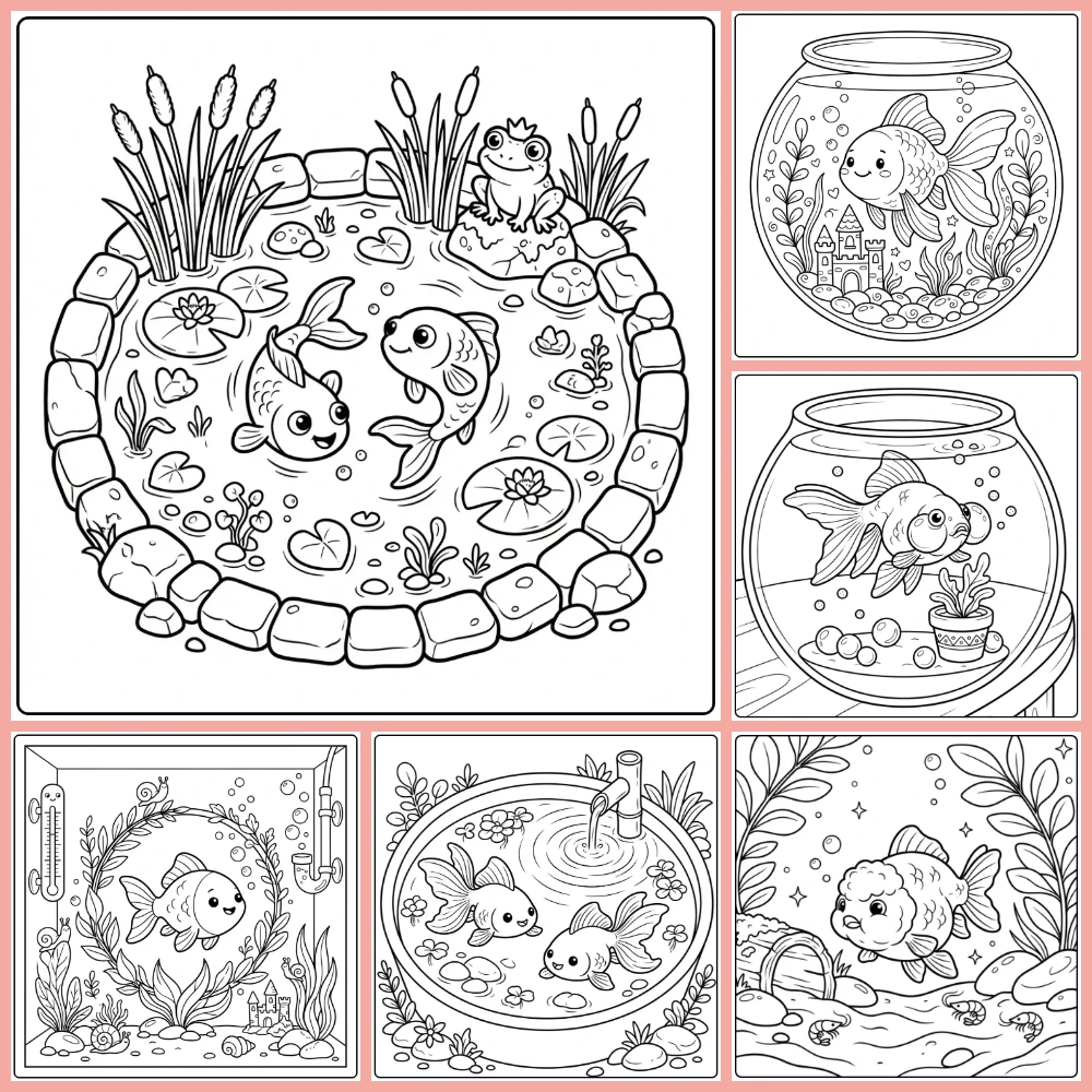 Gratis Goudvis Kleurplaten Om Te Printen PDF