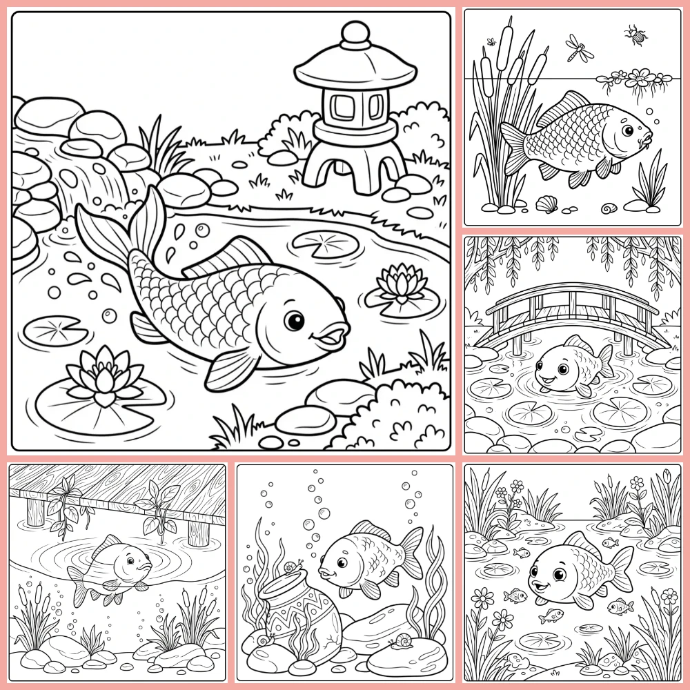 Gratis Karper Kleurplaten Om Te Printen PDF