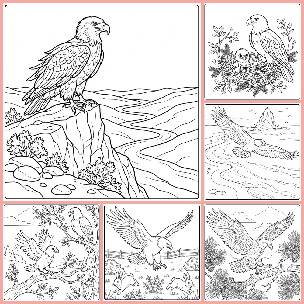 Gratis Kleurplaten Adelaar Om Te Printen PDF