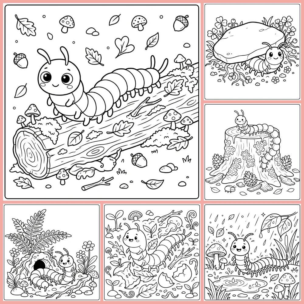 Gratis Kleurplaten Duizendpoot Om Te Printen PDF