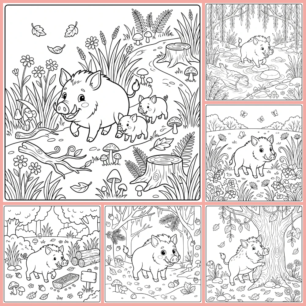 Gratis Kleurplaten Everzwijn Om Te Printen PDF