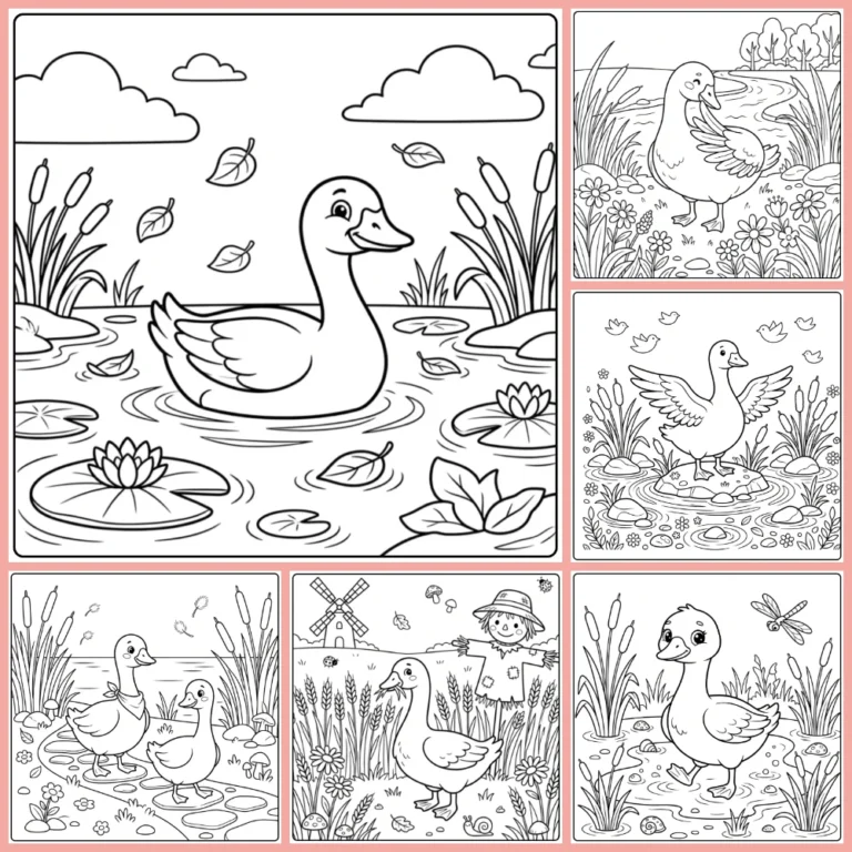 Gratis Kleurplaten Gans Om Te Printen PDF