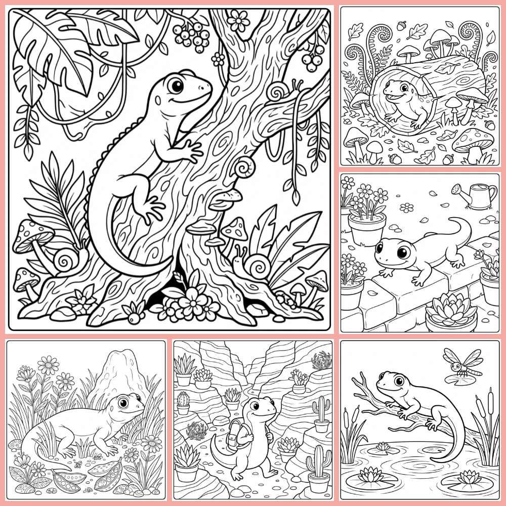 Gratis Kleurplaten Hagedis Om Te Printen PDF