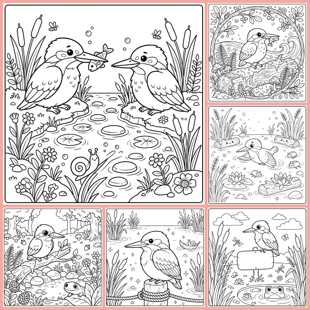 Gratis Kleurplaten Ijsvogel Om Te Printen PDF