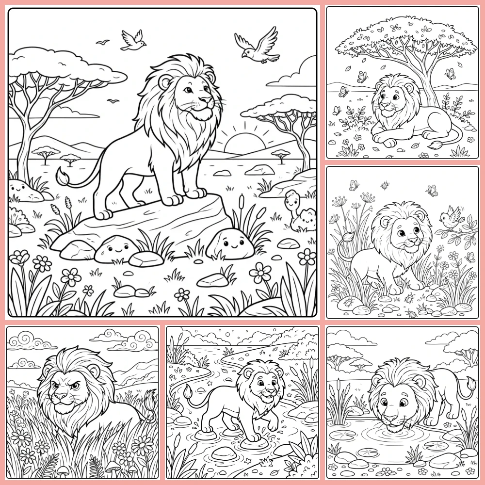 Gratis Kleurplaten Leeuw Om Te Printen PDF