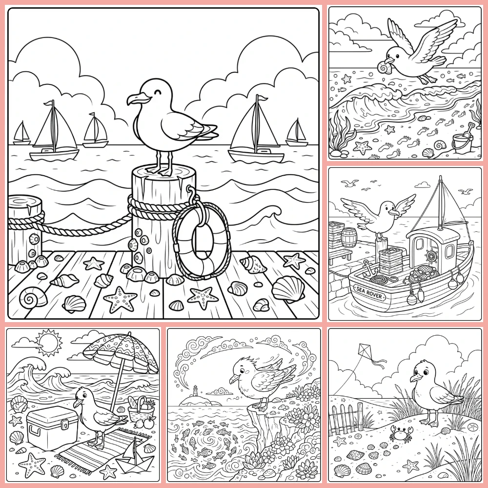 Gratis Kleurplaten Meeuw Om Te Printen PDF