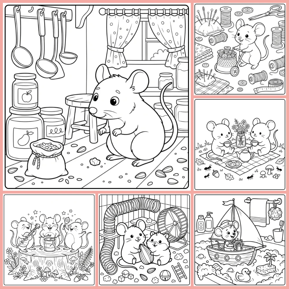 Gratis Kleurplaten Muis Om Te Printen PDF