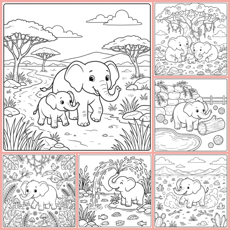 Gratis Kleurplaten Olifant Om Te Printen PDF