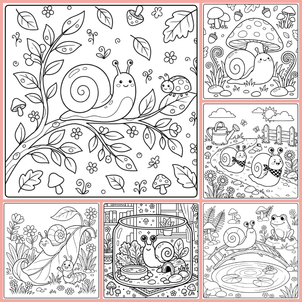 Gratis Kleurplaten Slak Om Te Printen PDF