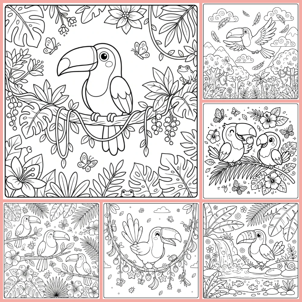 Gratis Kleurplaten Toekan Om Te Printen PDF