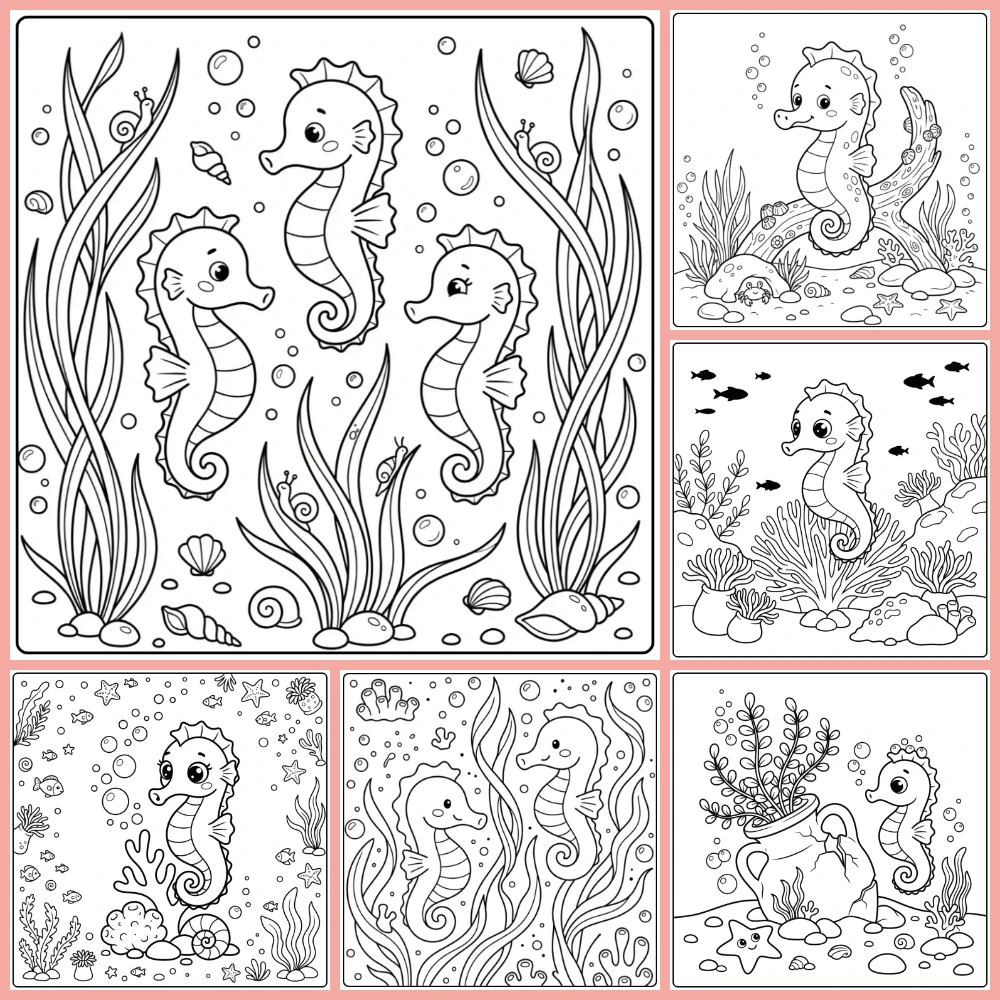 Gratis Kleurplaten Zeepaardje Om Te Printen PDF