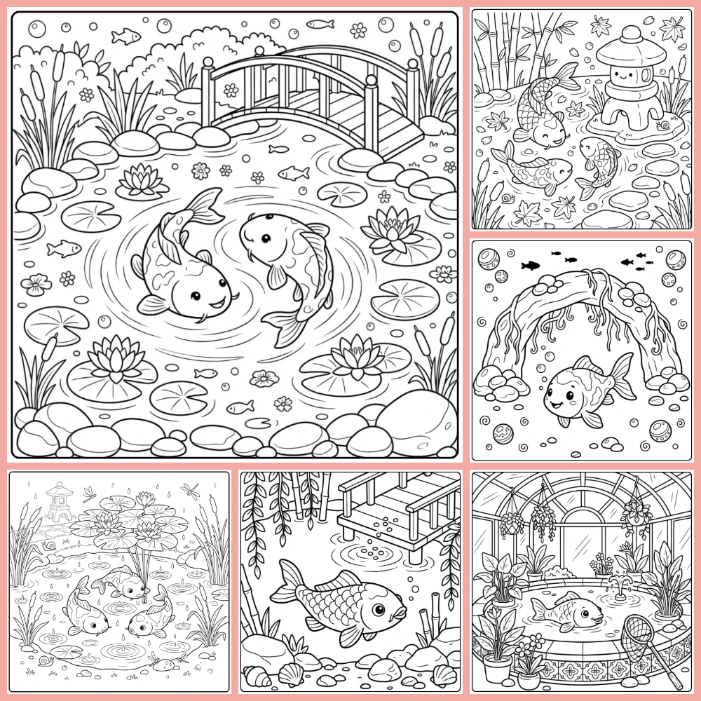 Gratis Koi Karper Kleurplaten Om Te Printen PDF