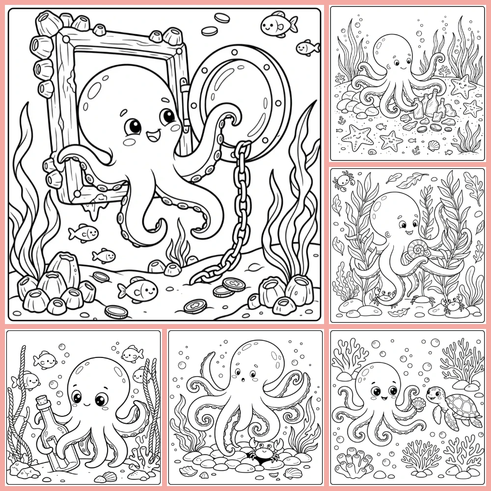 Gratis Octopus Kleurplaten Om Te Printen PDF Voor Alle