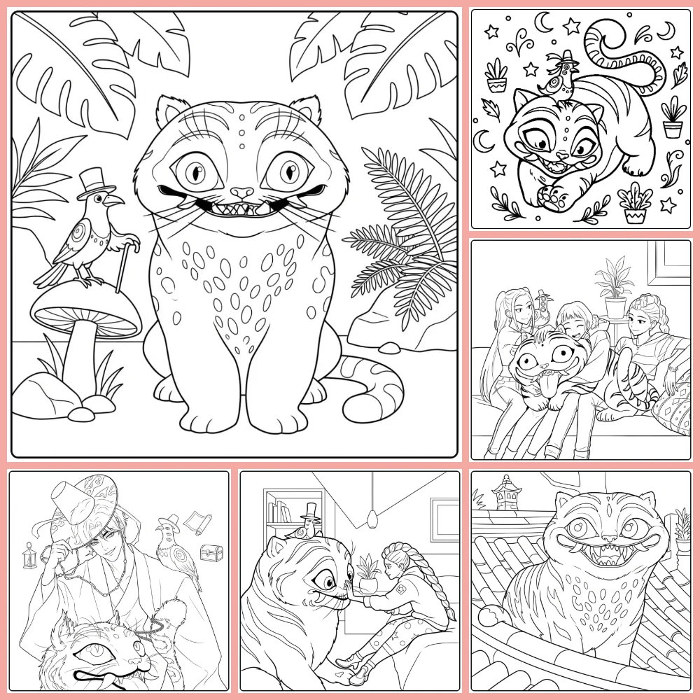 kleurplaat kpop demon hunters derpy