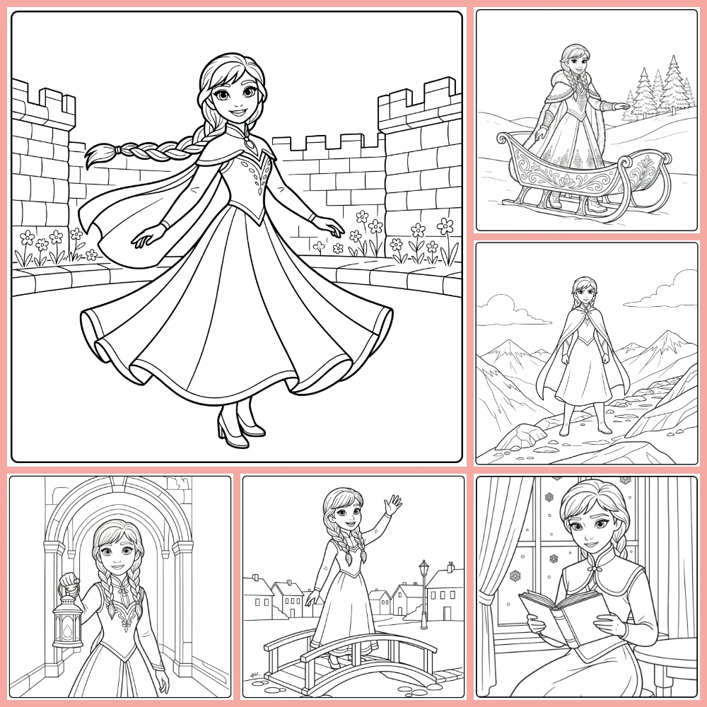 Gratis Anna Kleurplaten Om Te Printen PDF