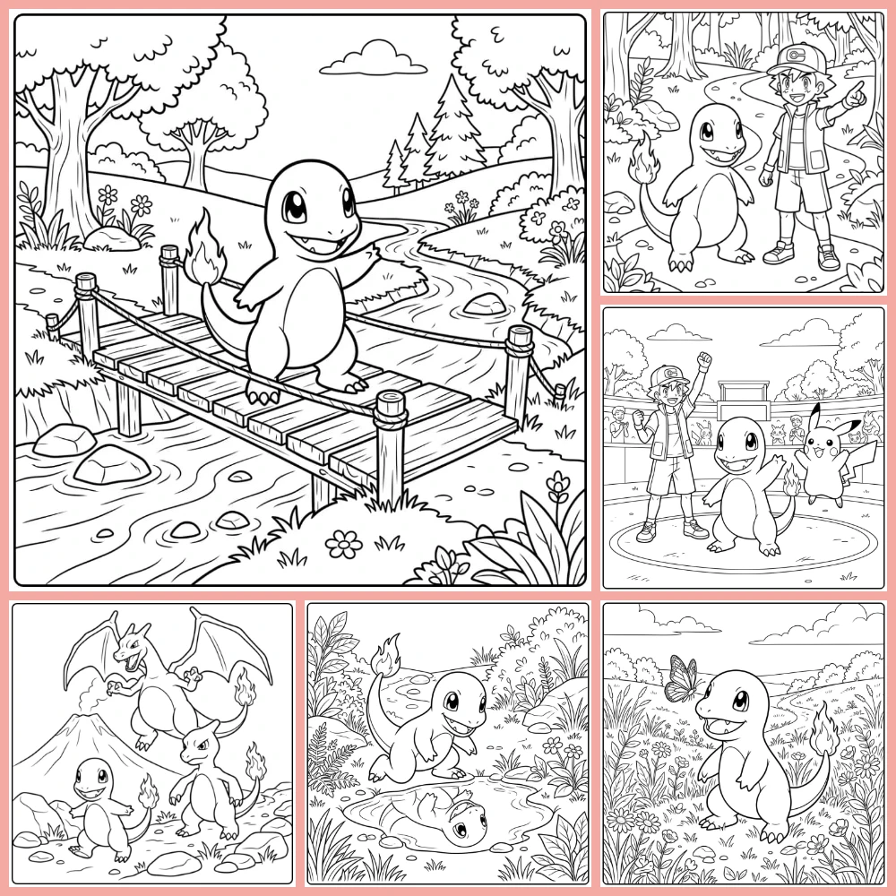 Gratis Charmander Kleurplaten Om Te Printen PDF Voor Alle