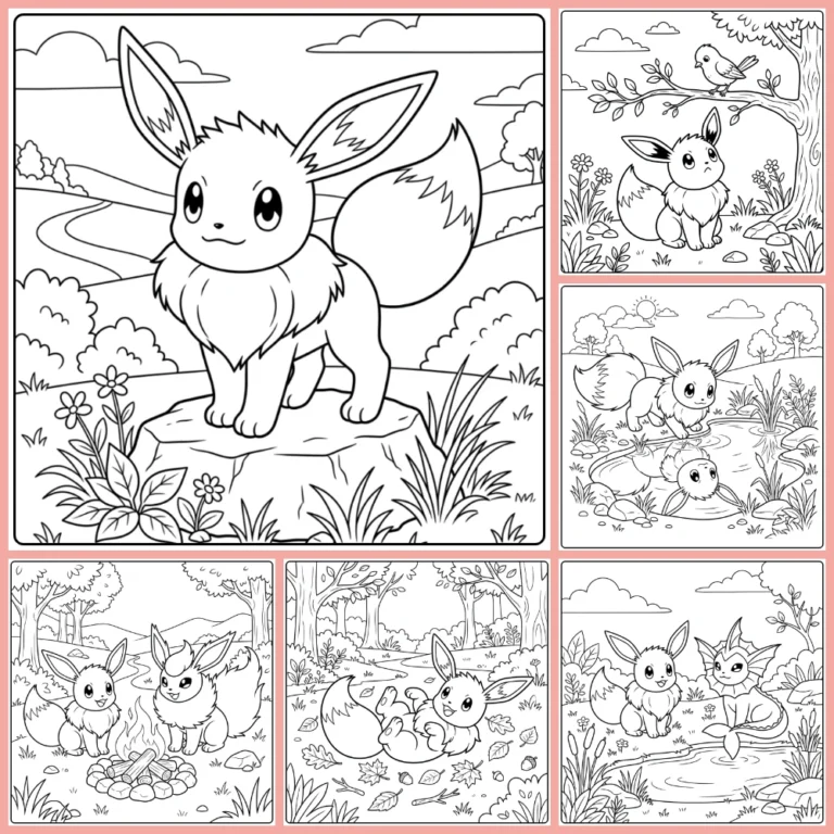 Gratis Eevee Kleurplaten Om Te Printen PDF