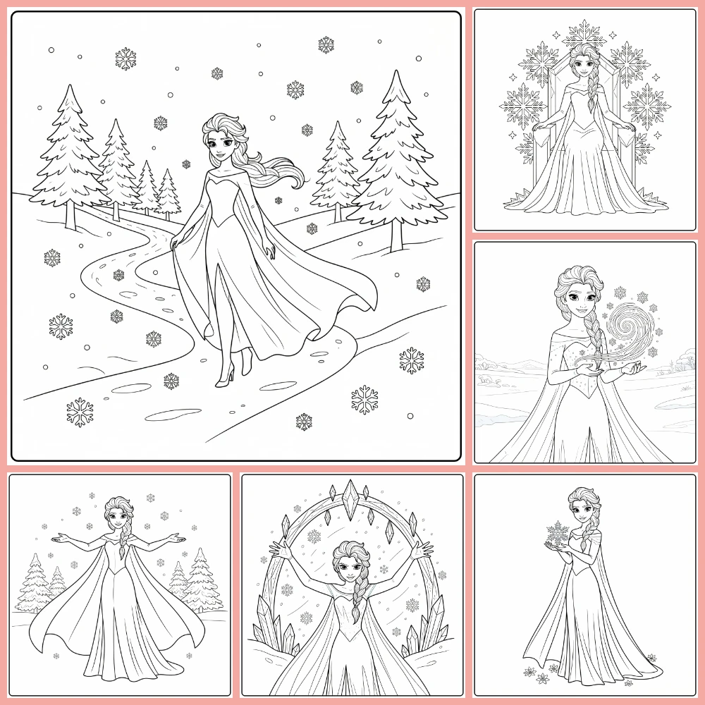 Gratis Elsa Kleurplaten Om Te Printen PDF