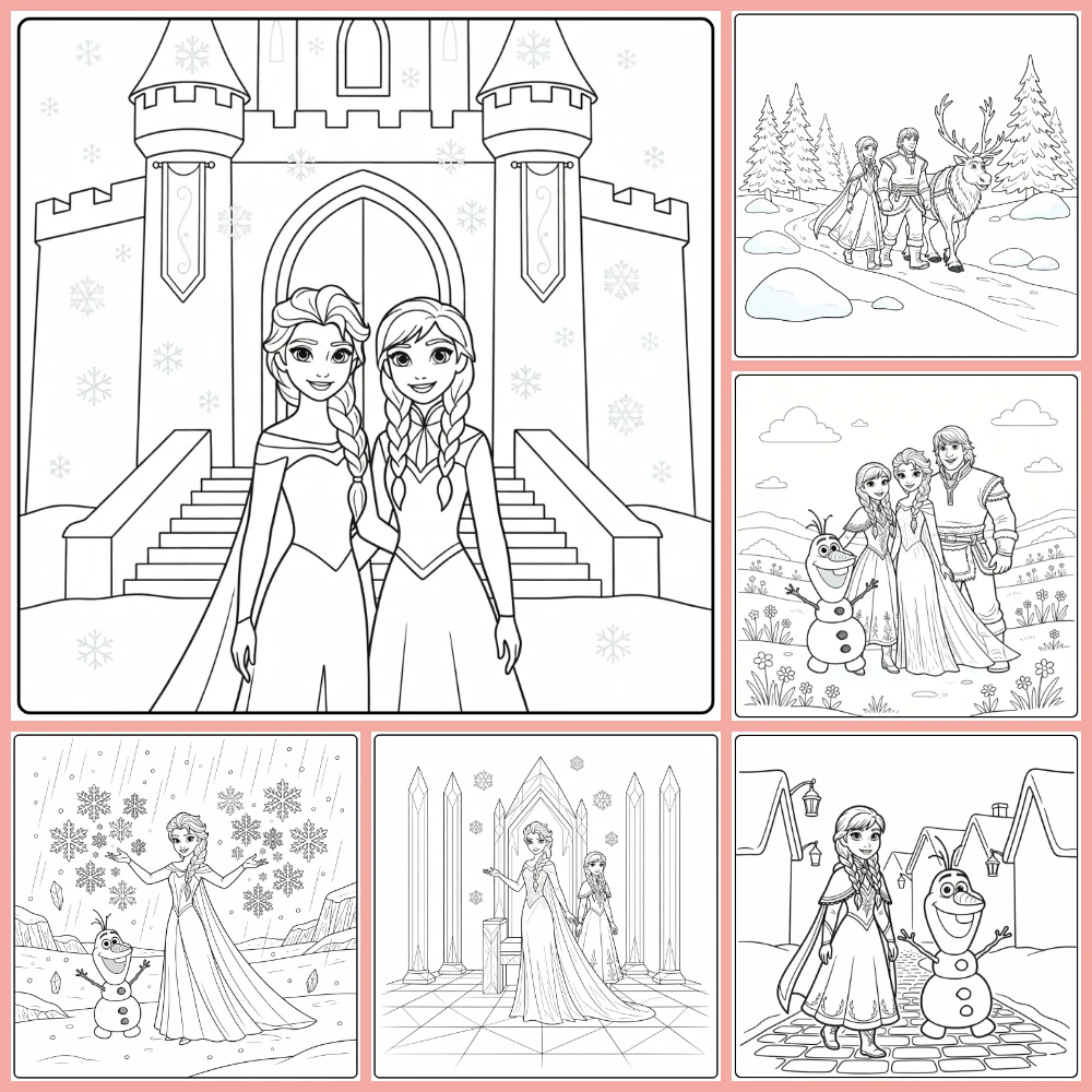 Gratis Frozen Kleurplaten Om Te Printen PDF