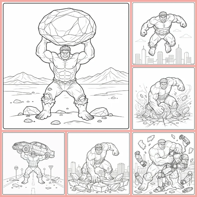 Gratis Hulk Kleurplaten Om Te Printen PDF Voor Alle