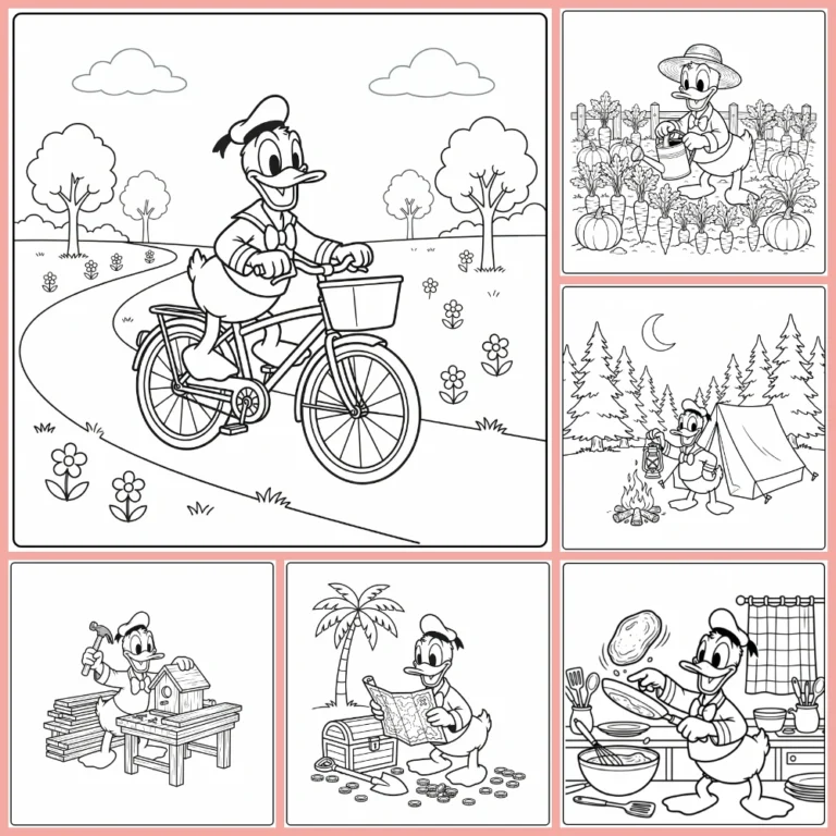 Gratis Kleurplaten Donald Duck Moeilijk Om Te Printen PDF Voor Alle