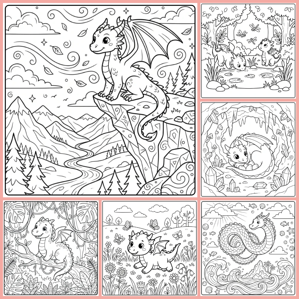 Gratis Kleurplaten Draak Om Te Printen PDF Voor Alle