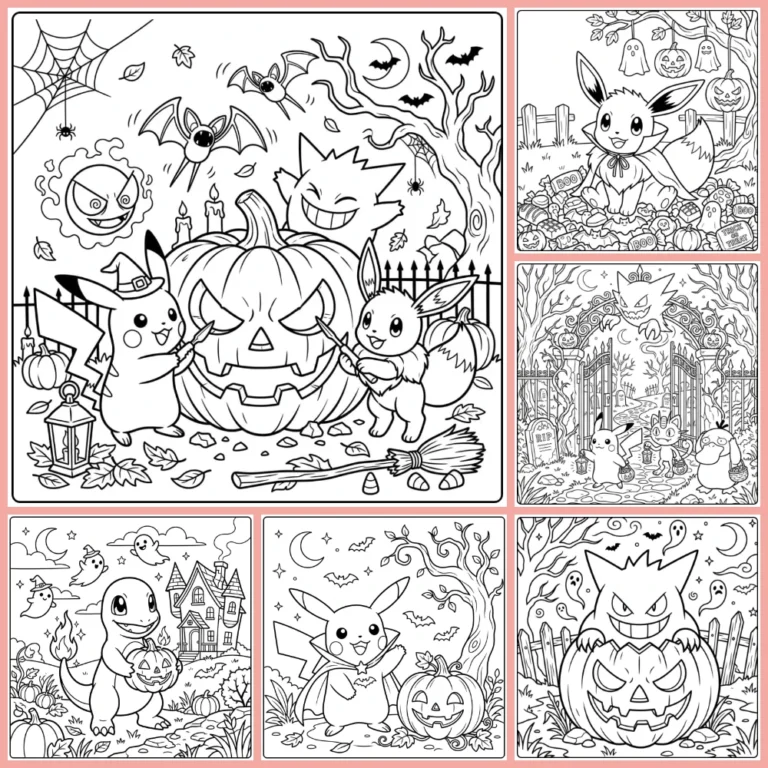 Gratis Kleurplaten Halloween Pokemon Om Te Printen PDF