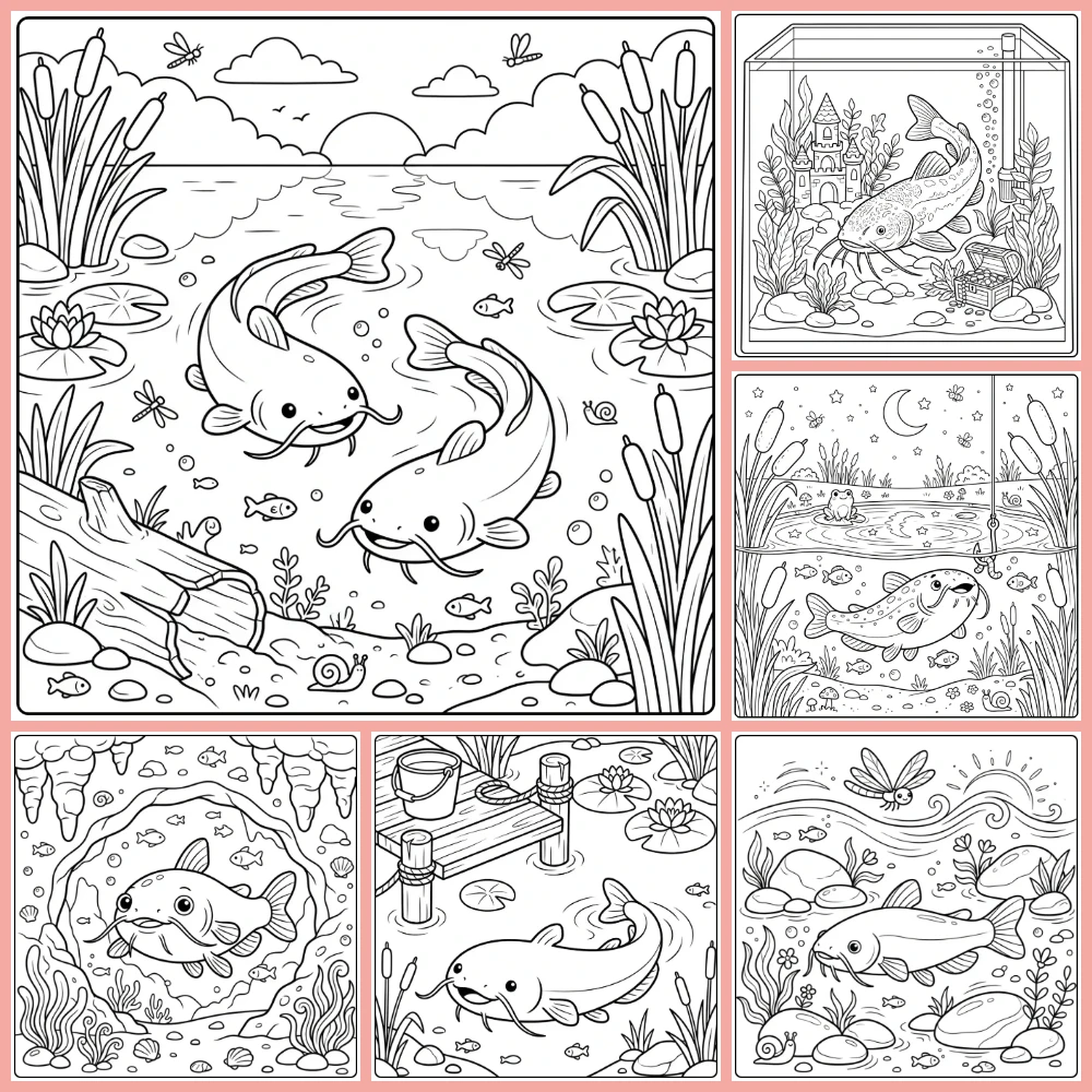 Gratis Kleurplaten Meerval Om Te Printen PDF