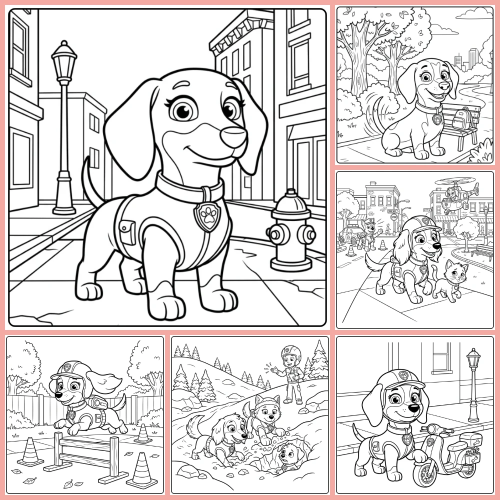 Gratis Kleurplaten Paw Patrol Liberty Om Te Printen PDF Voor Alle