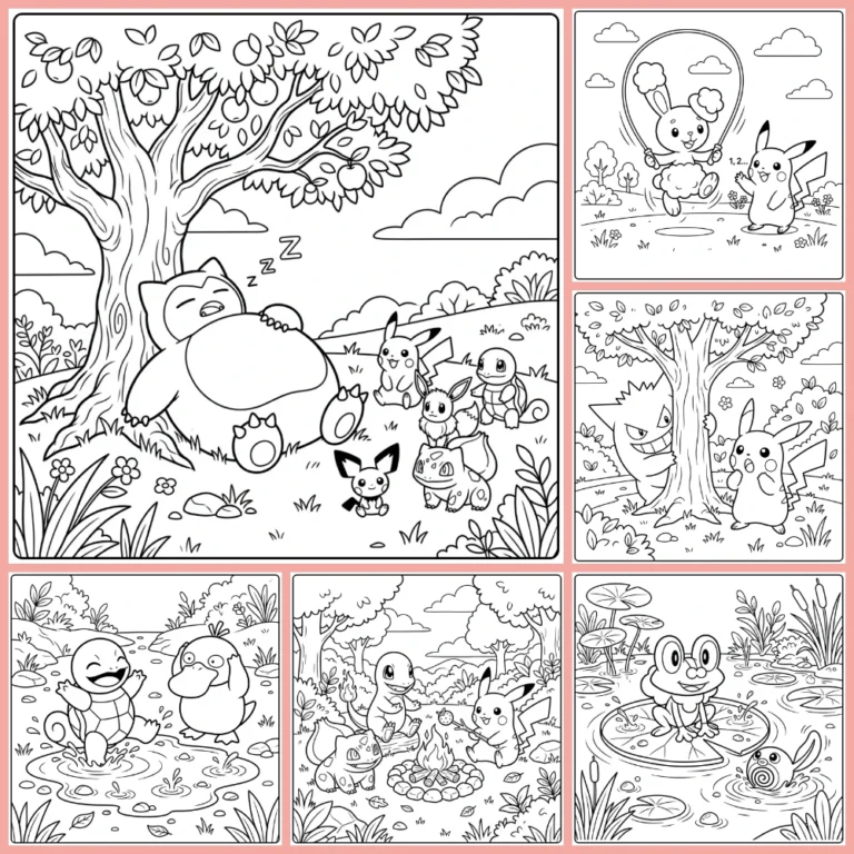 Gratis Kleurplaten Pokemon Schattig Om Te Printen PDF