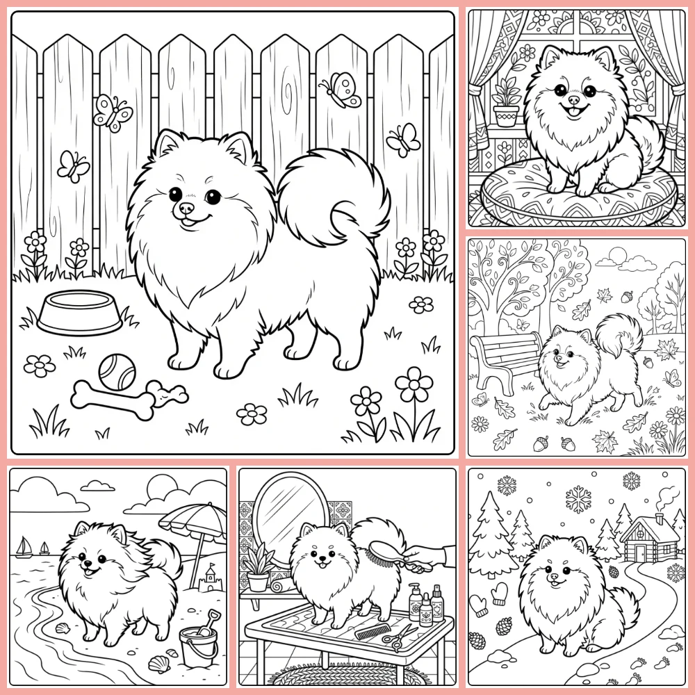 Gratis Kleurplaten Pomeriaan Om Te Printen PDF