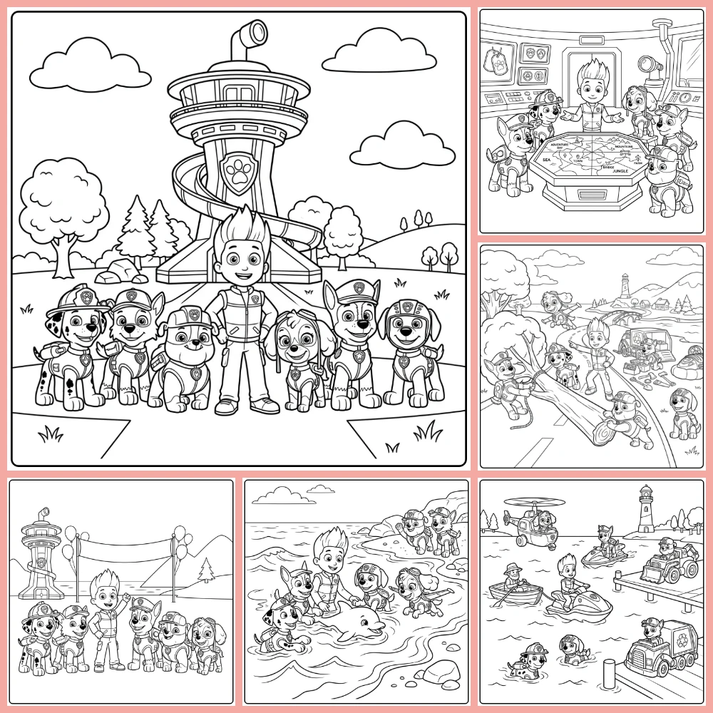 Gratis Paw Patrol Kleurplaten Om Te Printen PDF