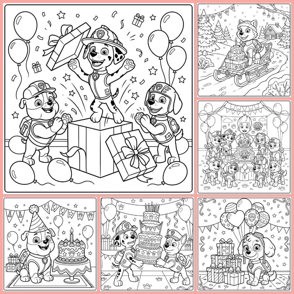 Gratis Paw Patrol Kleurplaten Verjaardag Om Te Printen PDF